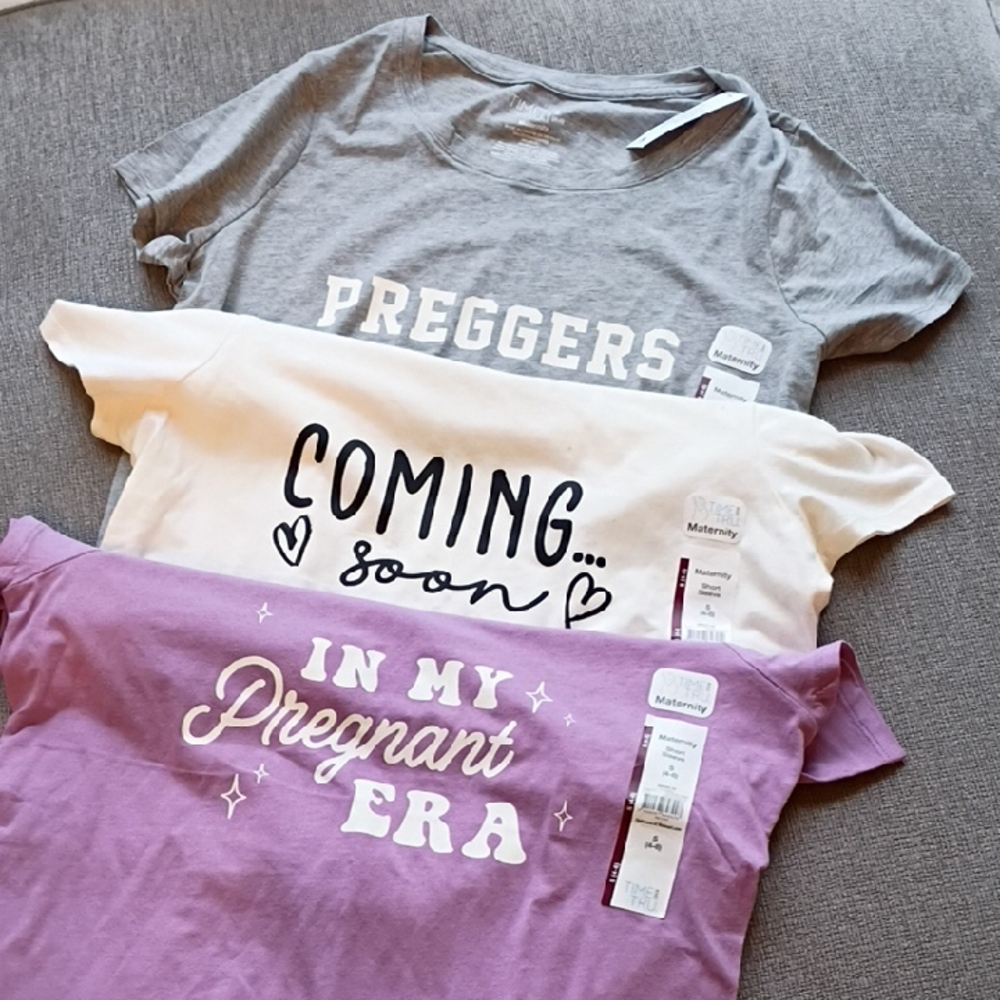 3 NWT Maternity Tees